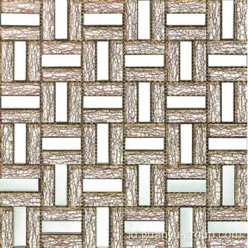 Pola Murni Aluminium Mix Glass Mosaic